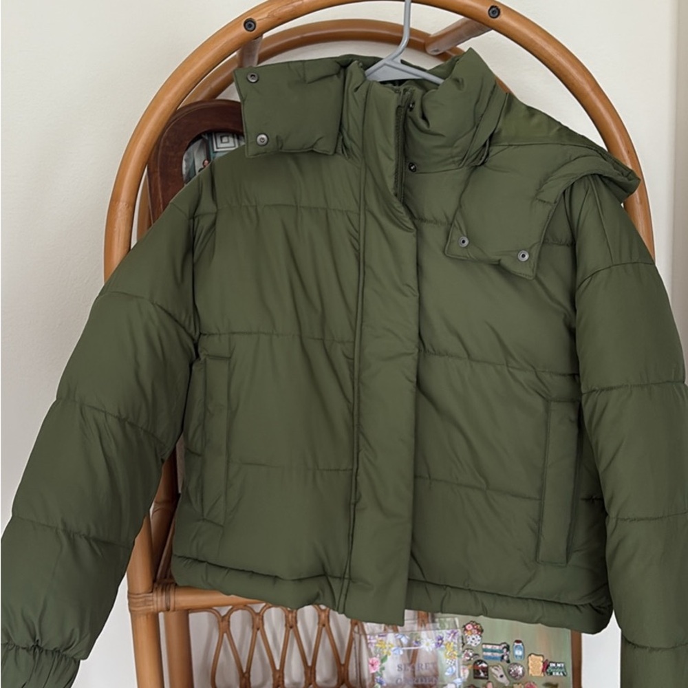 Green Puffer Jacket